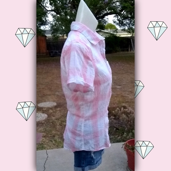 Almost Vintage L.O.G.G. Plaid Button-Up Top - Picture 3 of 6